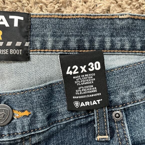 Ariat Rebar M4 Low Rise Boot Jeans Men's 42x30Cowboy Rodeo Ranch New - Picture 13 of 14